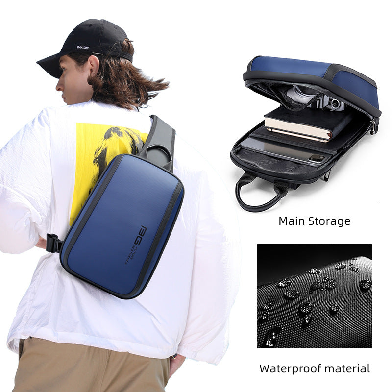 New Chest Bag Korean Version Men's Bag Messenger Bag Men's Casual Shoulder Bag Large Capacity Sling Bag 