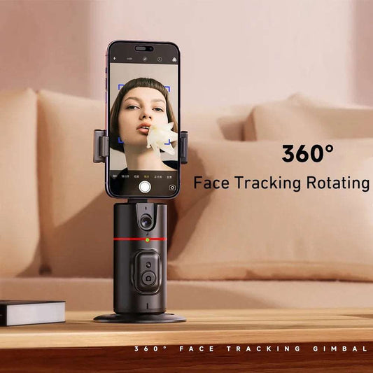 AI Smart Gimbal 360 ° Auto Face Tracking treppiede rotazione All-in-one per Smartphone Video Vlog stabilizzatore treppiede supporto per telefono