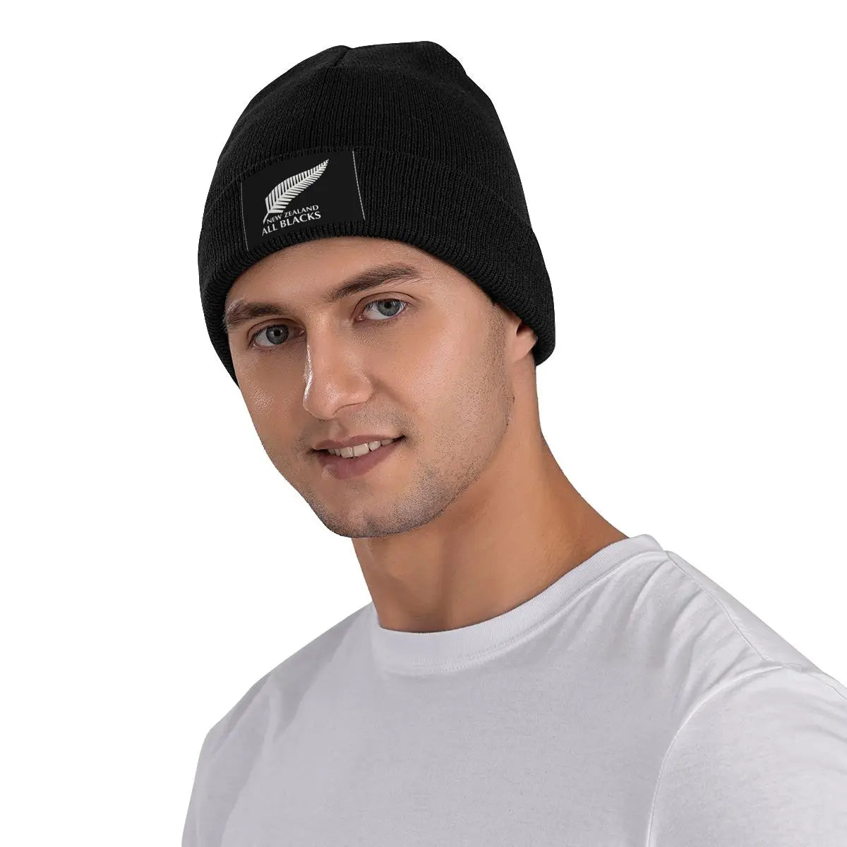 All Blacks Rugby Knitted Hat Beanies Winter Hats Warm Street Cap Men Women