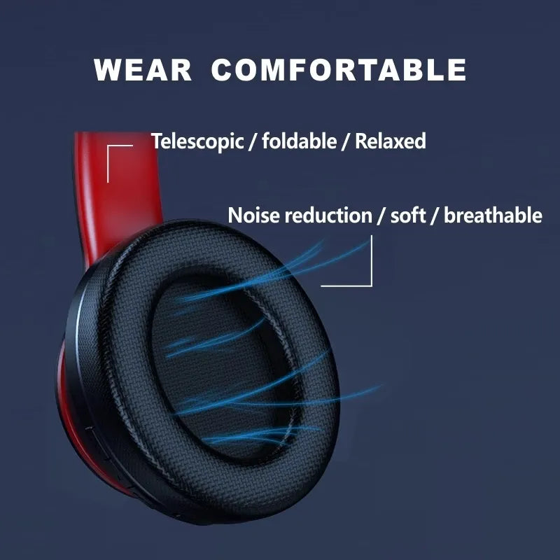 Auricolari Bluetooth Lenovo HD200 cuffie Wireless per Computer pieghevoli Over-ear cancellazione del rumore cuffie da gioco Stereo HIFI