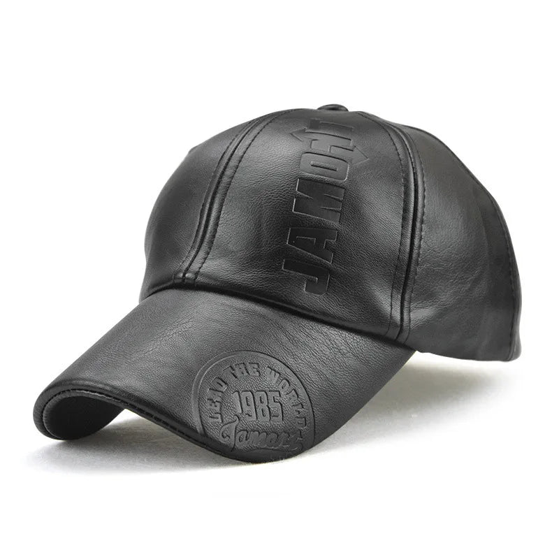 Leder Baseball Kappe 2022 Mode Sport Caps Männer Militär Militär Hut Baseball Kappe Männer Britischen Vintage Rindsleder Leder Hüte