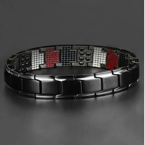 Charm Bracelet Energy Bracelet for Health Arthritis Magnetic Bracelet Exquisite Braided Male Gift Power Therapy Magnets Men's Bracelet