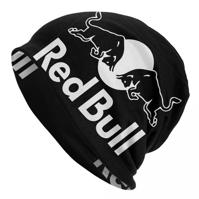 Cappello da uomo Reds Double-Bull Logo Skullies Merchandise elegante cappello lavorato a maglia con cofano a doppio uso