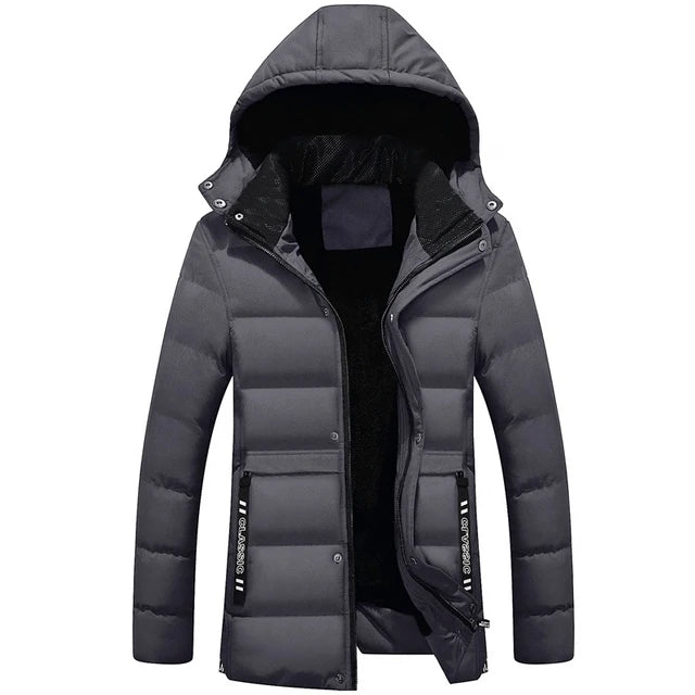 2023 new fashion brand TOP men's CASHMERE thickened cotton padded windproof winter coat