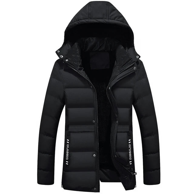 2023 new fashion brand TOP men's CASHMERE thickened cotton padded windproof winter coat