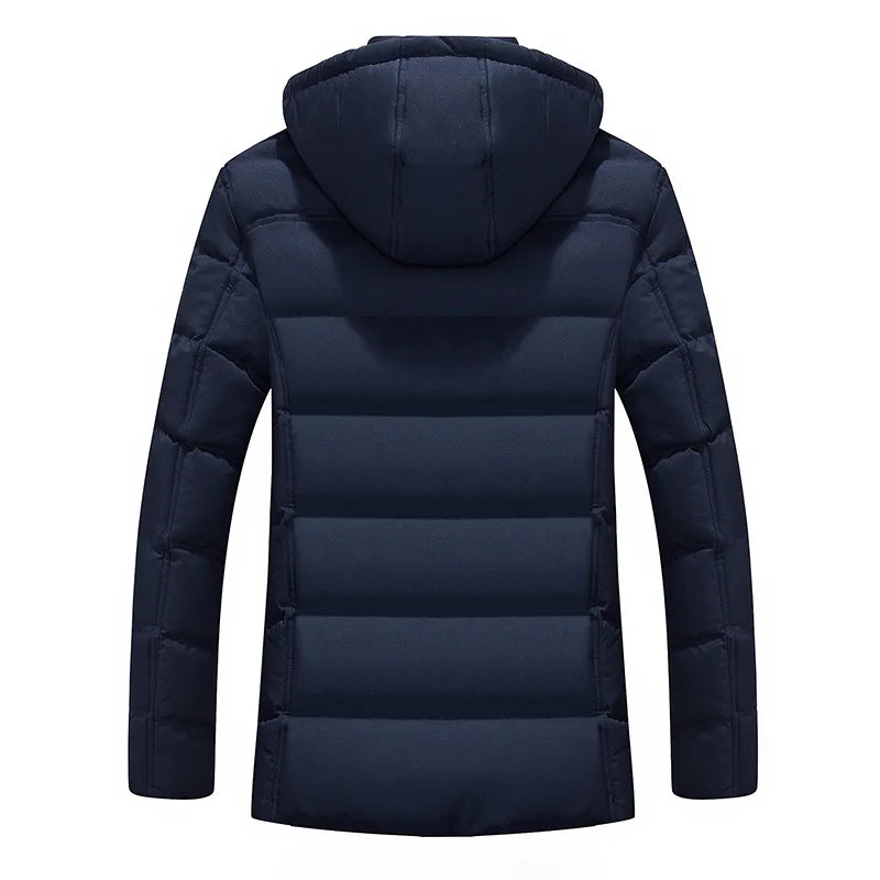 2023 new fashion brand TOP men's CASHMERE thickened cotton padded windproof winter coat