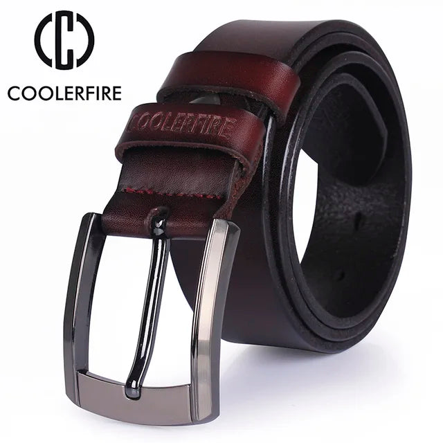 High Quality Genuine Leather Men Belt Luxury Designer Belts Men Stylish Cow Leather Belt Male Jeans For Cowboy Men Free Shipping