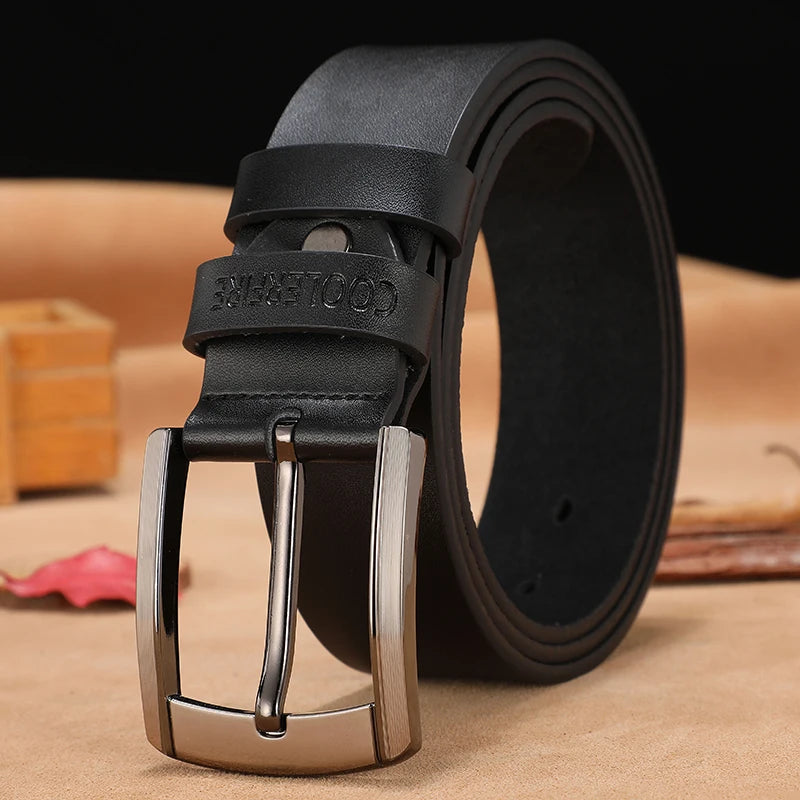 High Quality Genuine Leather Men Belt Luxury Designer Belts Men Stylish Cow Leather Belt Male Jeans For Cowboy Men Free Shipping