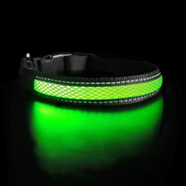 LED-Maskerade-Hundehalsband, sicher, leuchtende Haustierprodukte, stilvolle blinkende Glühen-Halskette, wasserdicht, reflektierend, Haustier-Hundezubehör