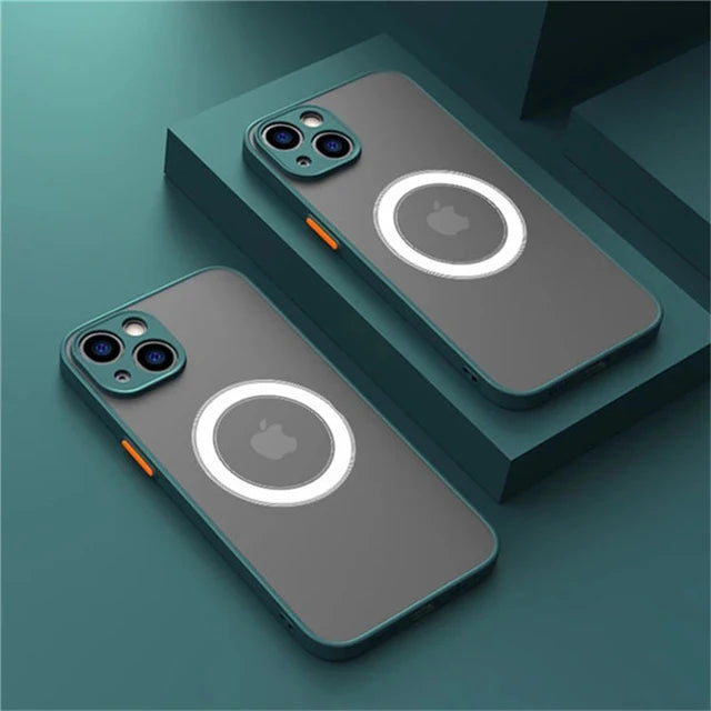 Luxury Magnetic Phone Case with Magsafe Wireless Charging