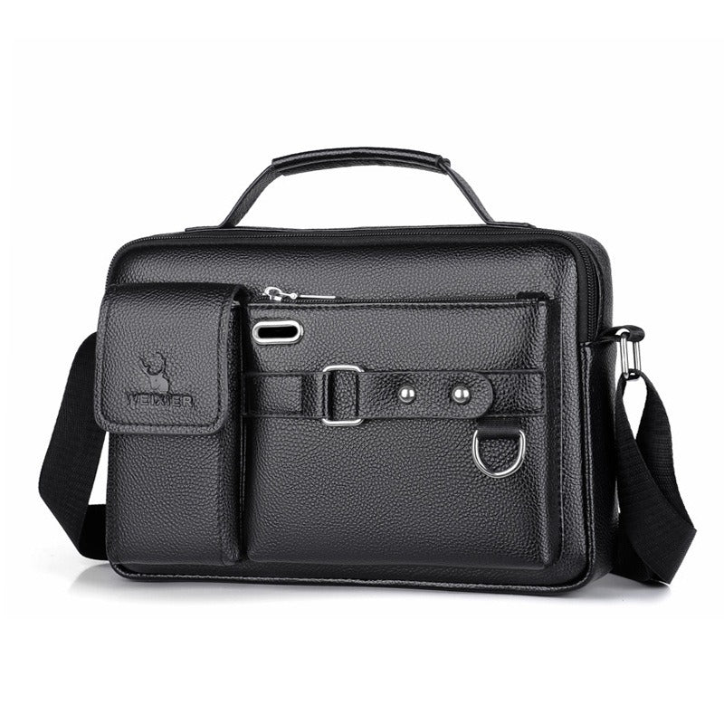 One Shoulder Bag Men's Cross Shoulder Bag Casual Handbag Business One Shoulder Cross Body Bag Men's Satchel Design Hanging Bag