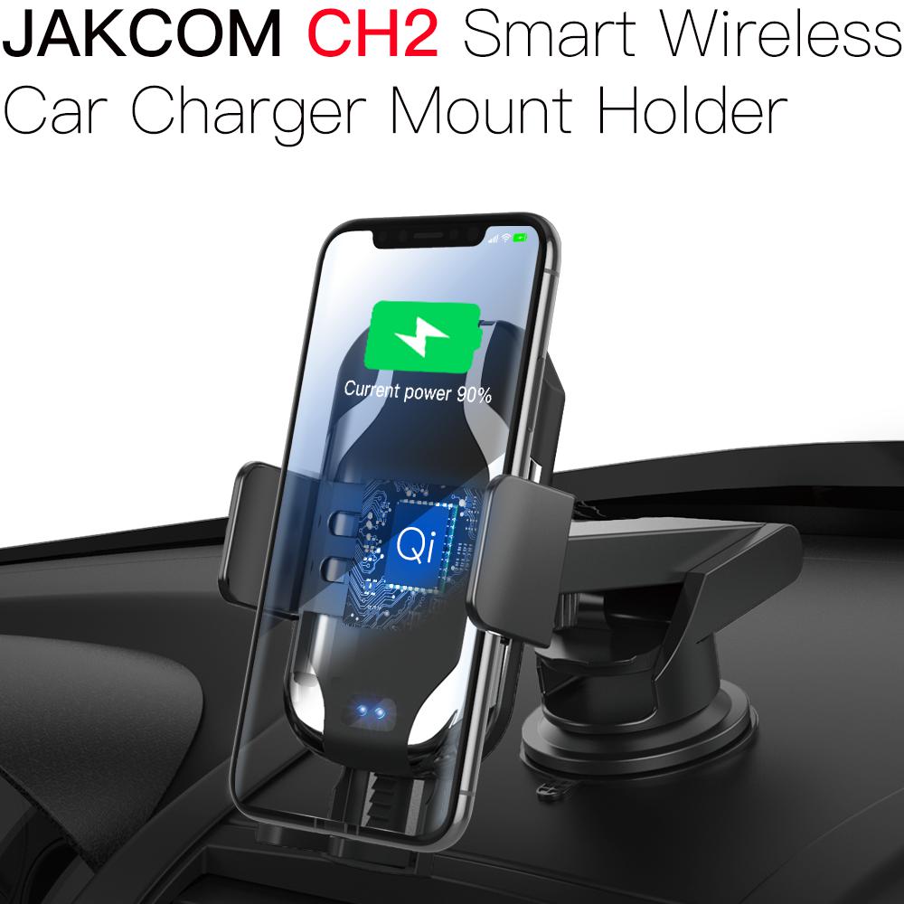 JAKCOM CH2 Smart Wireless Autoladegerät-Halterung Heißer Verkauf in Halterungen als Qi-Schnellladung mit LED-Anzeigehalterungszubehör