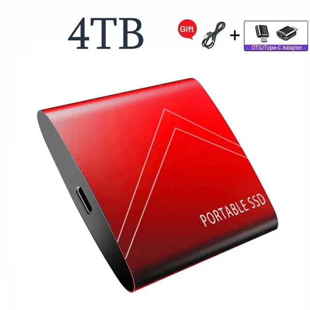 Lenovo Externe Festplatte 64 TB 16 TB SSD High Speed ​​8 TB 4 TB 2 TB 1 TB Tragbare externe SSD-Festplatte Solid State Drive