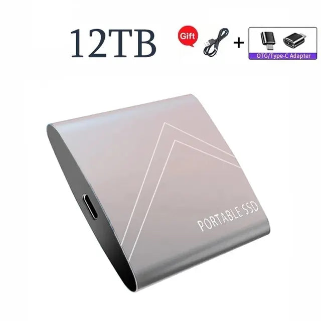 Lenovo External Hard Drive 64TB 16TB SSD High Speed ​​8TB 4TB 2TB 1TB Portable External SSD Hard Drive Solid State Drive