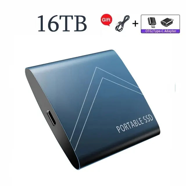 Lenovo External Hard Drive 64TB 16TB SSD High Speed ​​8TB 4TB 2TB 1TB Portable External SSD Hard Drive Solid State Drive