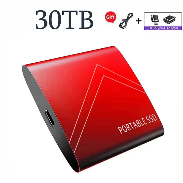 Lenovo External Hard Drive 64TB 16TB SSD High Speed ​​8TB 4TB 2TB 1TB Portable External SSD Hard Drive Solid State Drive