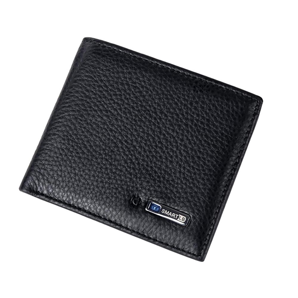 Smart Wallet Men Genuine Leather High Quality Anti Lost Intelligent Bluetooth Purse Male Card Holders Suit for IOS