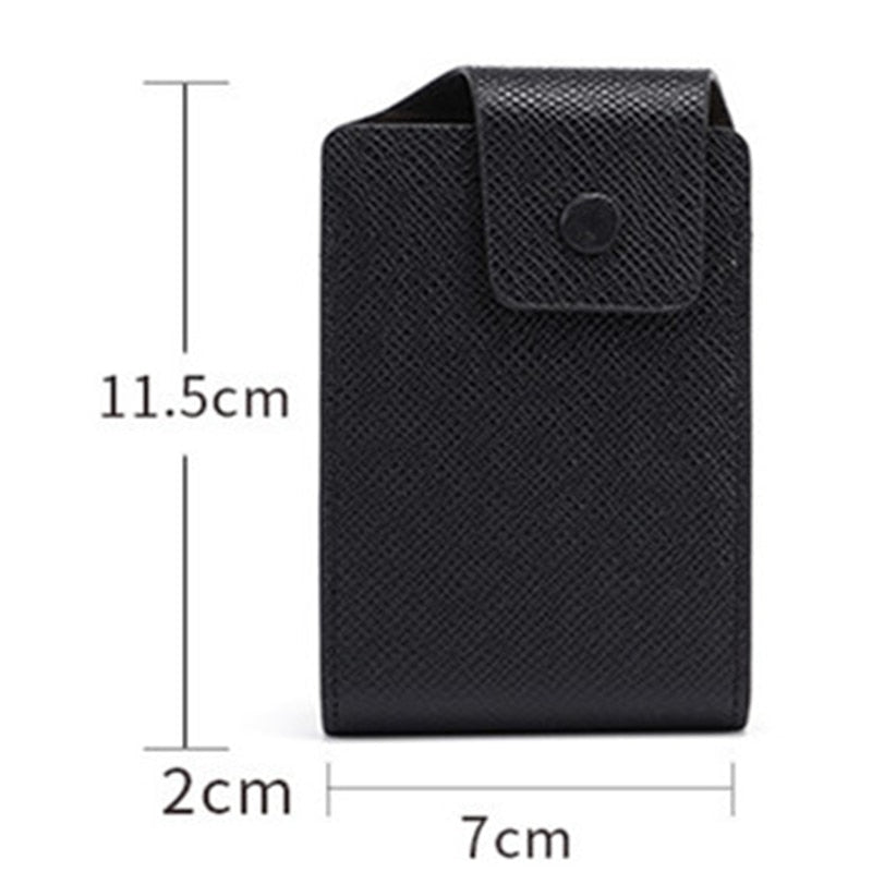 Multi-Function Pocket Storage Bag Organizer Mini Card Wallet Holder For Mens Womens PU Leather Coin Purse Bag 10 Card Slots