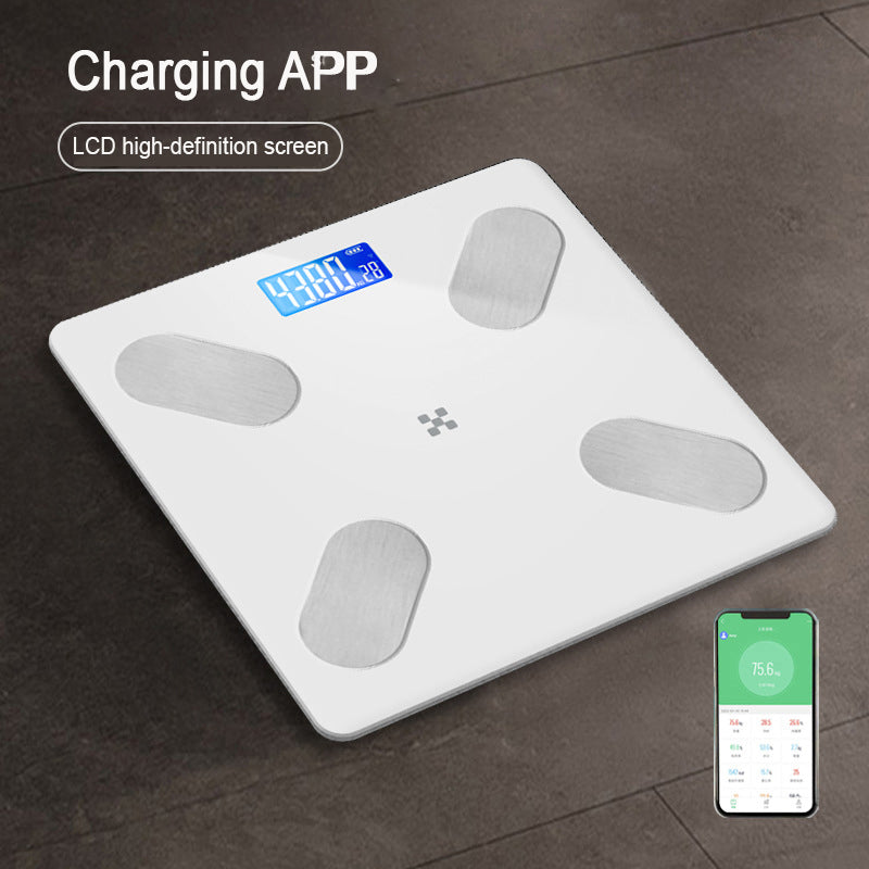 New Weight Scale Home Bluetooth Intelligent Height Electronic Scale Professional Body Fat and Health Weight Scale