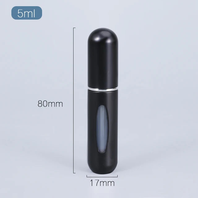 5/8ML Atomizer Perfume Spray Bottle for Perfume Liquid Travel Cologne Dispenser Portable Refillable Aluminum Perfume Atomizer