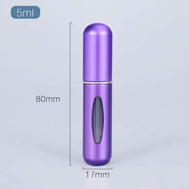 5/8ML Atomizer Perfume Spray Bottle for Perfume Liquid Travel Cologne Dispenser Portable Refillable Aluminum Perfume Atomizer