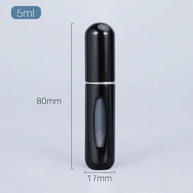 5/8ML Atomizer Perfume Spray Bottle for Perfume Liquid Travel Cologne Dispenser Portable Refillable Aluminum Perfume Atomizer