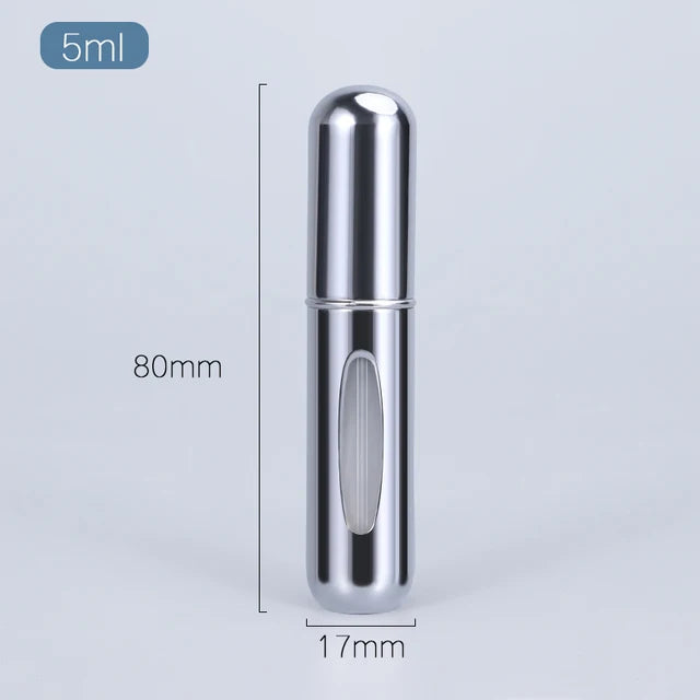 5/8ML Atomizer Perfume Spray Bottle for Perfume Liquid Travel Cologne Dispenser Portable Refillable Aluminum Perfume Atomizer