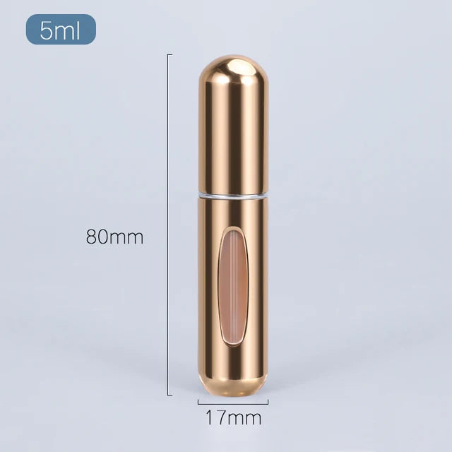 5/8ML Atomizer Perfume Spray Bottle for Perfume Liquid Travel Cologne Dispenser Portable Refillable Aluminum Perfume Atomizer