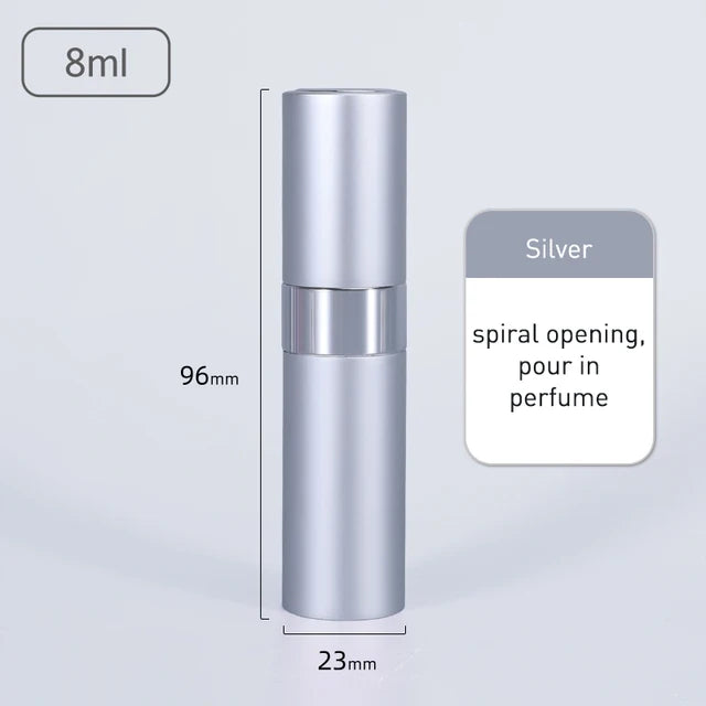 5/8ML Atomizer Perfume Spray Bottle for Perfume Liquid Travel Cologne Dispenser Portable Refillable Aluminum Perfume Atomizer