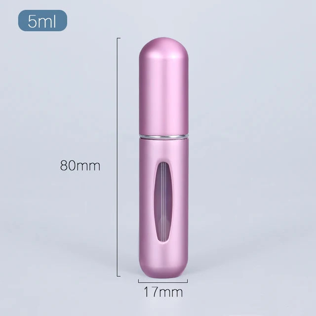 5/8ML Atomizer Perfume Spray Bottle for Perfume Liquid Travel Cologne Dispenser Portable Refillable Aluminum Perfume Atomizer