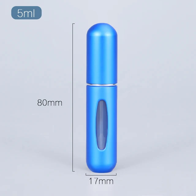 5/8 ml Zerstäuber Parfüm Sprühflasche für Parfüm Flüssigkeit Reise Köln Spender Tragbarer nachfüllbarer Aluminium Parfüm Zerstäuber