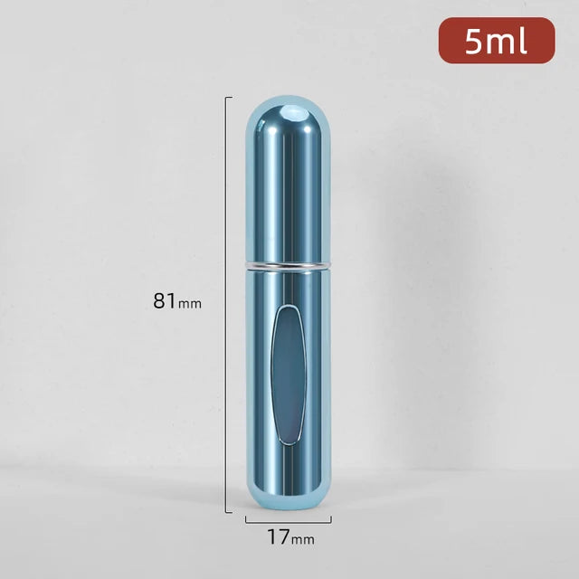 5/8ML Atomizer Perfume Spray Bottle for Perfume Liquid Travel Cologne Dispenser Portable Refillable Aluminum Perfume Atomizer