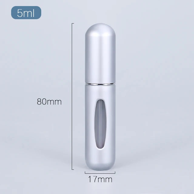 5/8ML Atomizer Perfume Spray Bottle for Perfume Liquid Travel Cologne Dispenser Portable Refillable Aluminum Perfume Atomizer