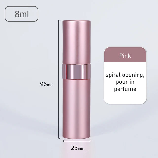 5/8ML Atomizer Perfume Spray Bottle for Perfume Liquid Travel Cologne Dispenser Portable Refillable Aluminum Perfume Atomizer