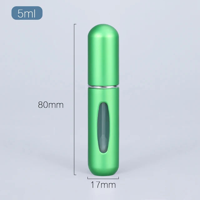 5/8ML Atomizer Perfume Spray Bottle for Perfume Liquid Travel Cologne Dispenser Portable Refillable Aluminum Perfume Atomizer