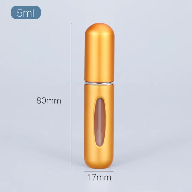 5/8 ml Zerstäuber Parfüm Sprühflasche für Parfüm Flüssigkeit Reise Köln Spender Tragbarer nachfüllbarer Aluminium Parfüm Zerstäuber