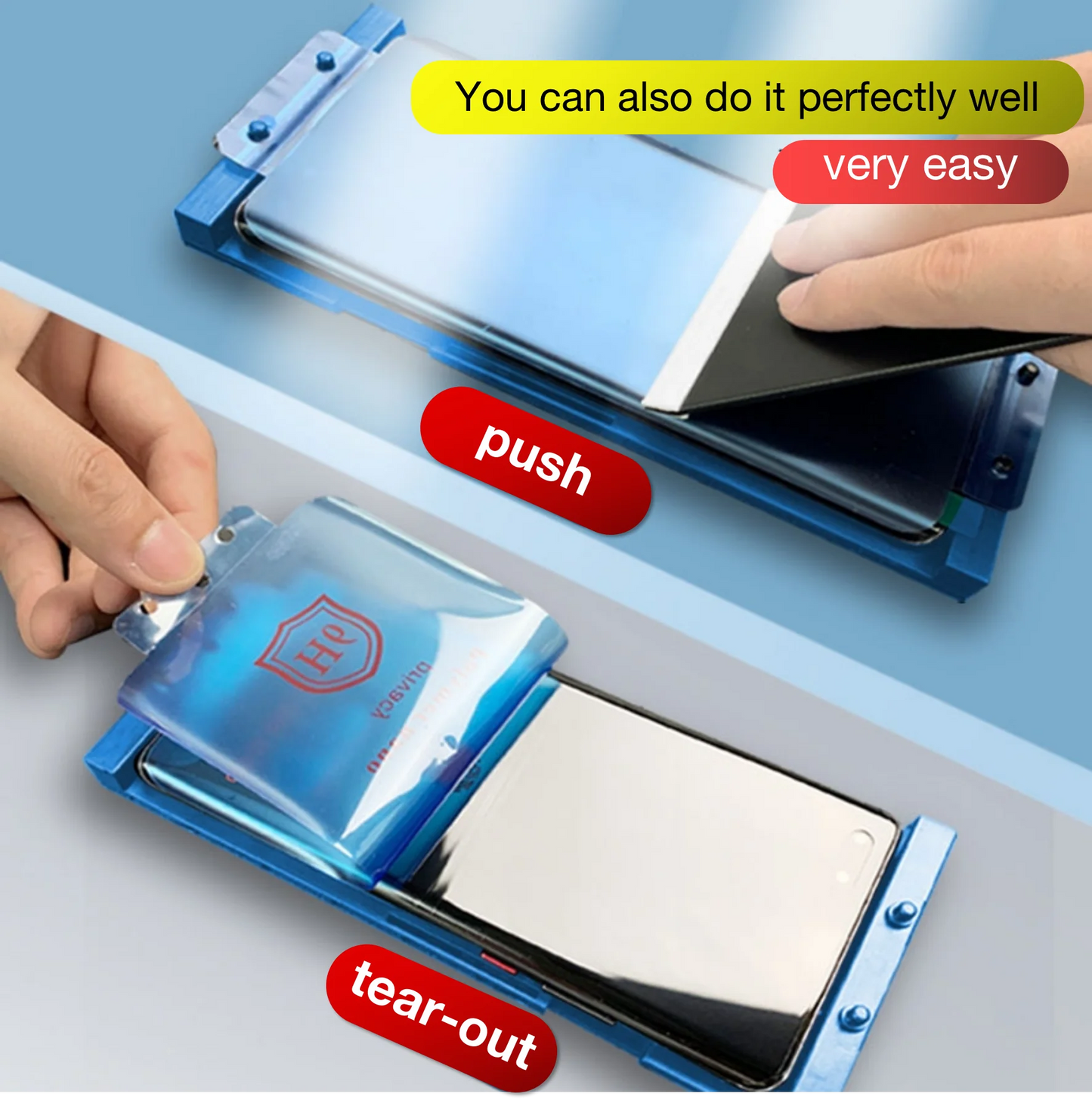 For Samsung Galaxy S23 Ultra S22 S21 S20 S10 S9 S8 Note 20 10 9 8 Plus Screen Protector With Install Kit Not Glass