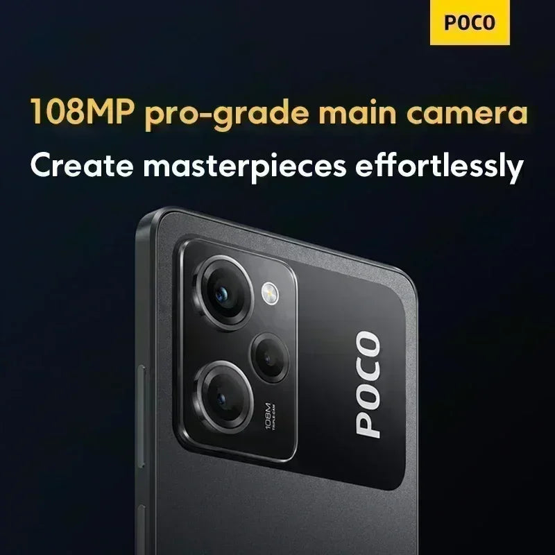 Global Version POCO X5 Pro 5G 128GB/256GB Snapdragon 778G Octa Core 6.67" AMOLED DotDisplay 108MP Camera 67W Charging