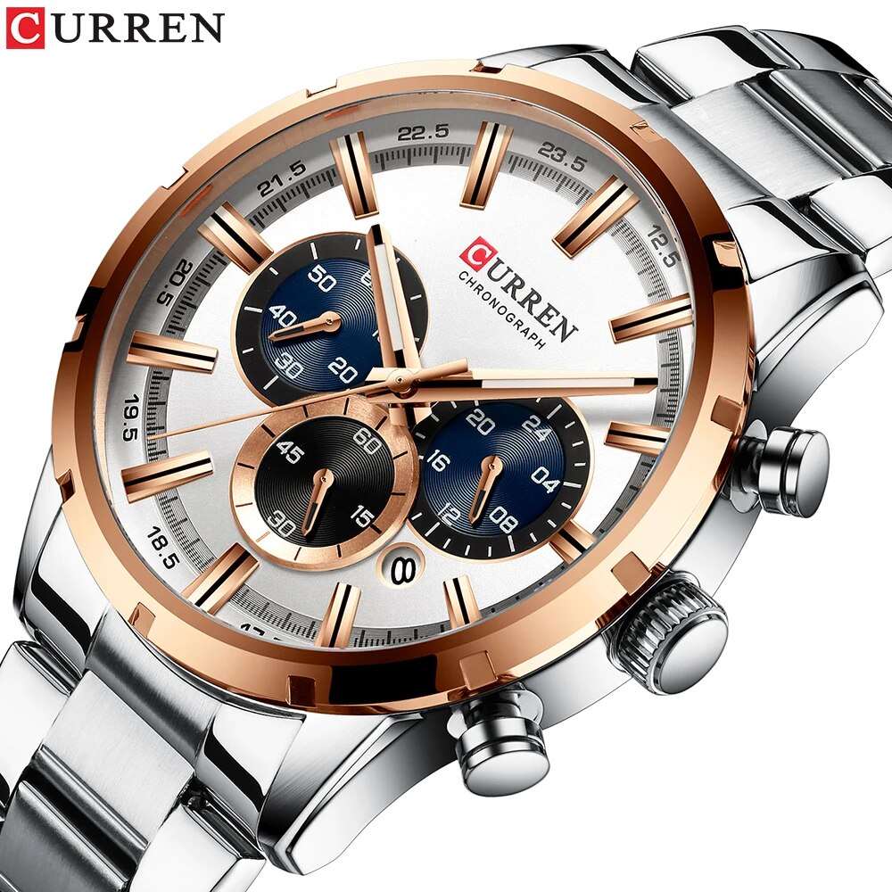 2022 CURREN Wrist Watch Quartz Watch Men Brand Military style Sport Watch With Date Clock Male Reloj Relogios Masculinos 8355