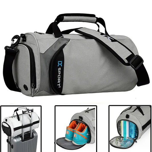 Männer Gym Taschen Für Fitness Training Outdoor Reise Sport Tasche Multifunktions Trocken Nass Trennung Taschen Sac De Sport