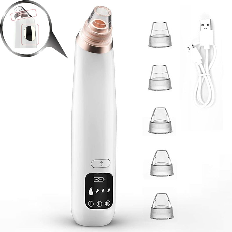 Pore ​​cleaner blackhead remover vacuum Face skin care Black heads Acne Pimple Removal Vacuum cleaner black dot Removal Tools 