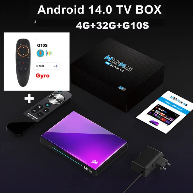 H96 MAX M9 AI Android 14 TV BOX NPU 6TOPS Rockchip RK3576 8-Core 2.4G 5G Wifi6 BT5.4 1000M LAN 8K 4K 120fps 4GB 64GB 8GB 128GB