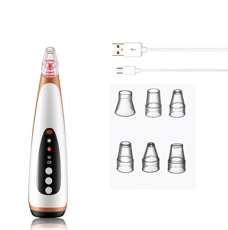 Pore ​​cleaner blackhead remover vacuum Face skin care Black heads Acne Pimple Removal Vacuum cleaner black dot Removal Tools 