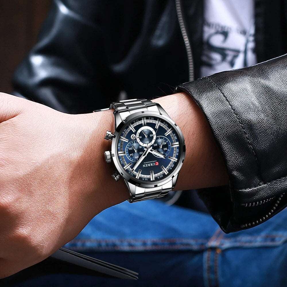 2022 CURREN Wrist Watch Quartz Watch Men Brand Military style Sport Watch With Date Clock Male Reloj Relogios Masculinos 8355