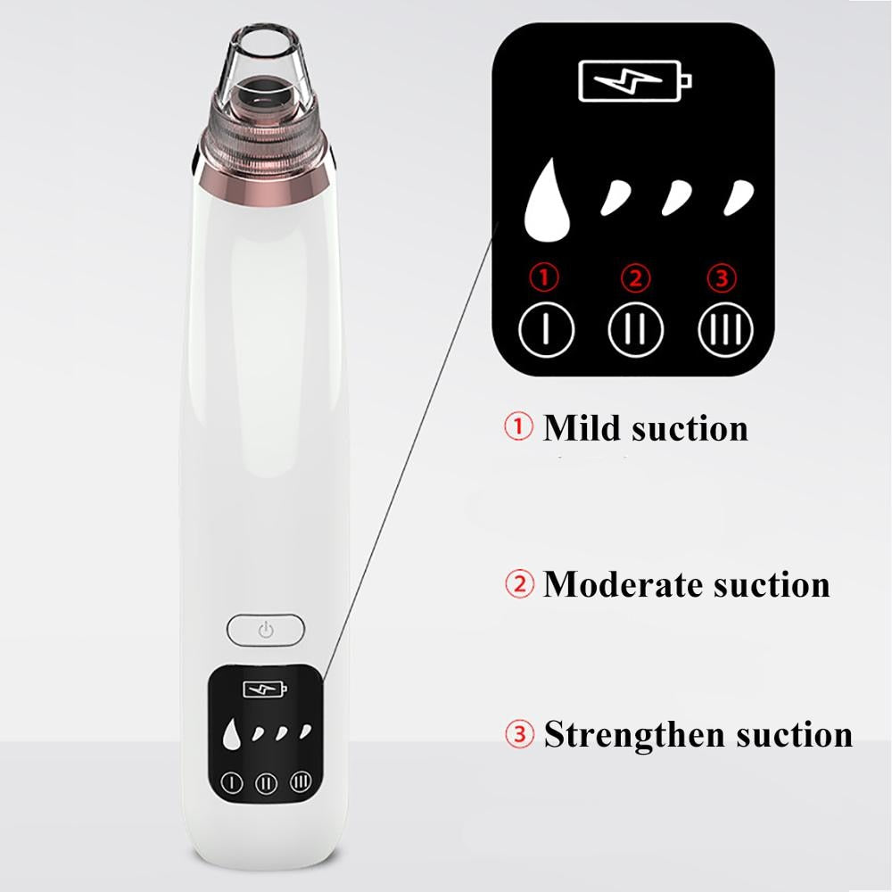 Pore ​​cleaner blackhead remover vacuum Face skin care Black heads Acne Pimple Removal Vacuum cleaner black dot Removal Tools 