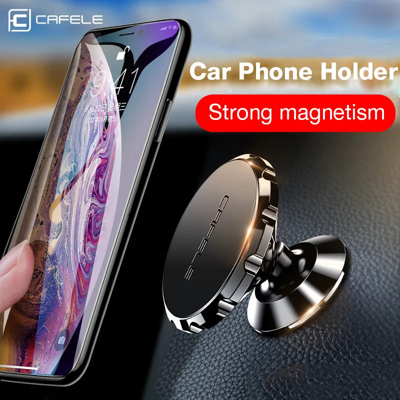 CAFELE Universal Magnetic Car Phone Holder for Phone in Car Holder Stand For Cell Phone Mobile Phone Magnet Mount Aluminum Alloy