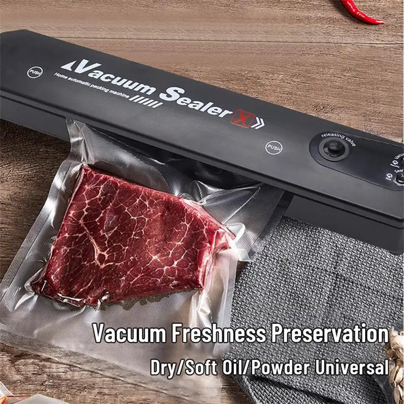 Food Vacuum Sealer Machine Automatic Vacuum Air Sealing System comes with 10 bags free LED light sealer