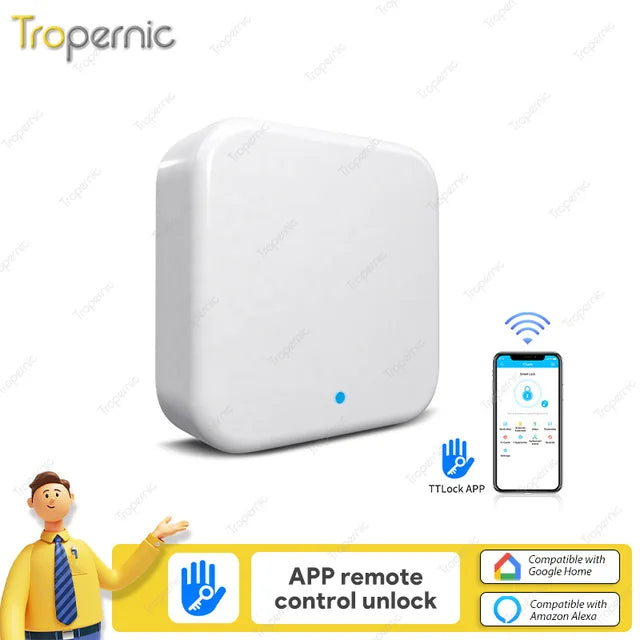 Waterproof Secure Tuya TTlock Fingerprint Code Bluetooth Wifi Smart Key Box App Remote Wall Mount Combination Airbnb Door Lock Box
