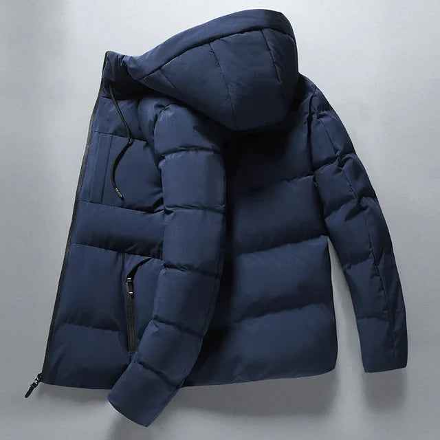 Inverno tempo libero addensare caldo giacca impermeabile Parka uomo autunno nuovo capispalla cappello antivento giacca Parka con cappuccio uomo