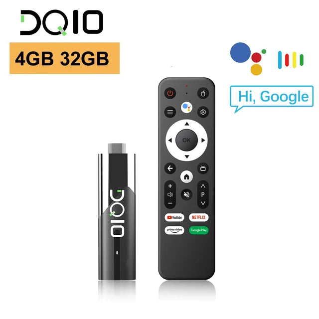 LEMFO DQ10 ATV Mini TV Stick Android13 Support 8K Video 4K Wifi6 Allwinner H618 Quad Core Cortex A53 Voice Remote Smart TV Box